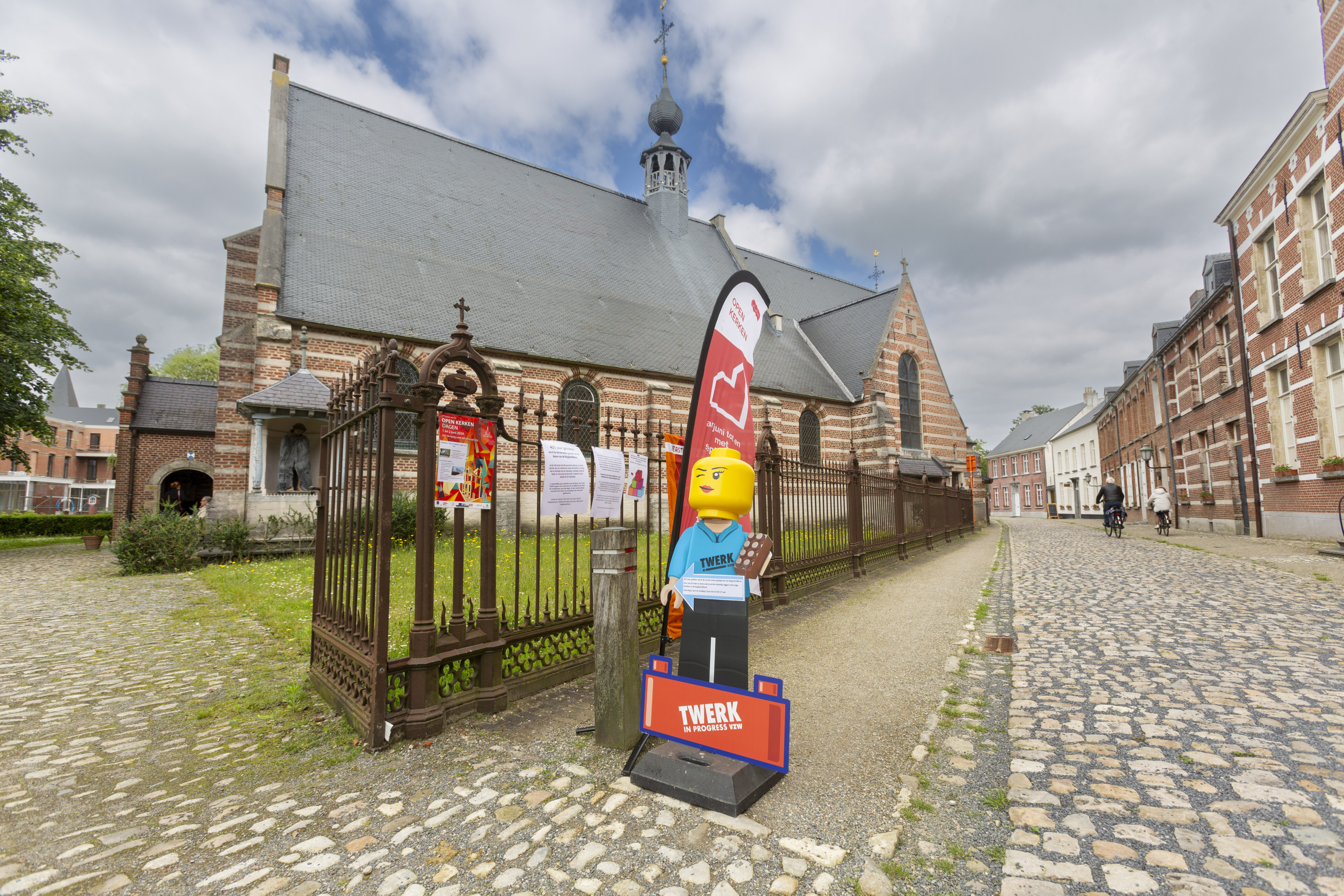 In Herentals konden kinderen aan de slag gaan met Lego-blokken.