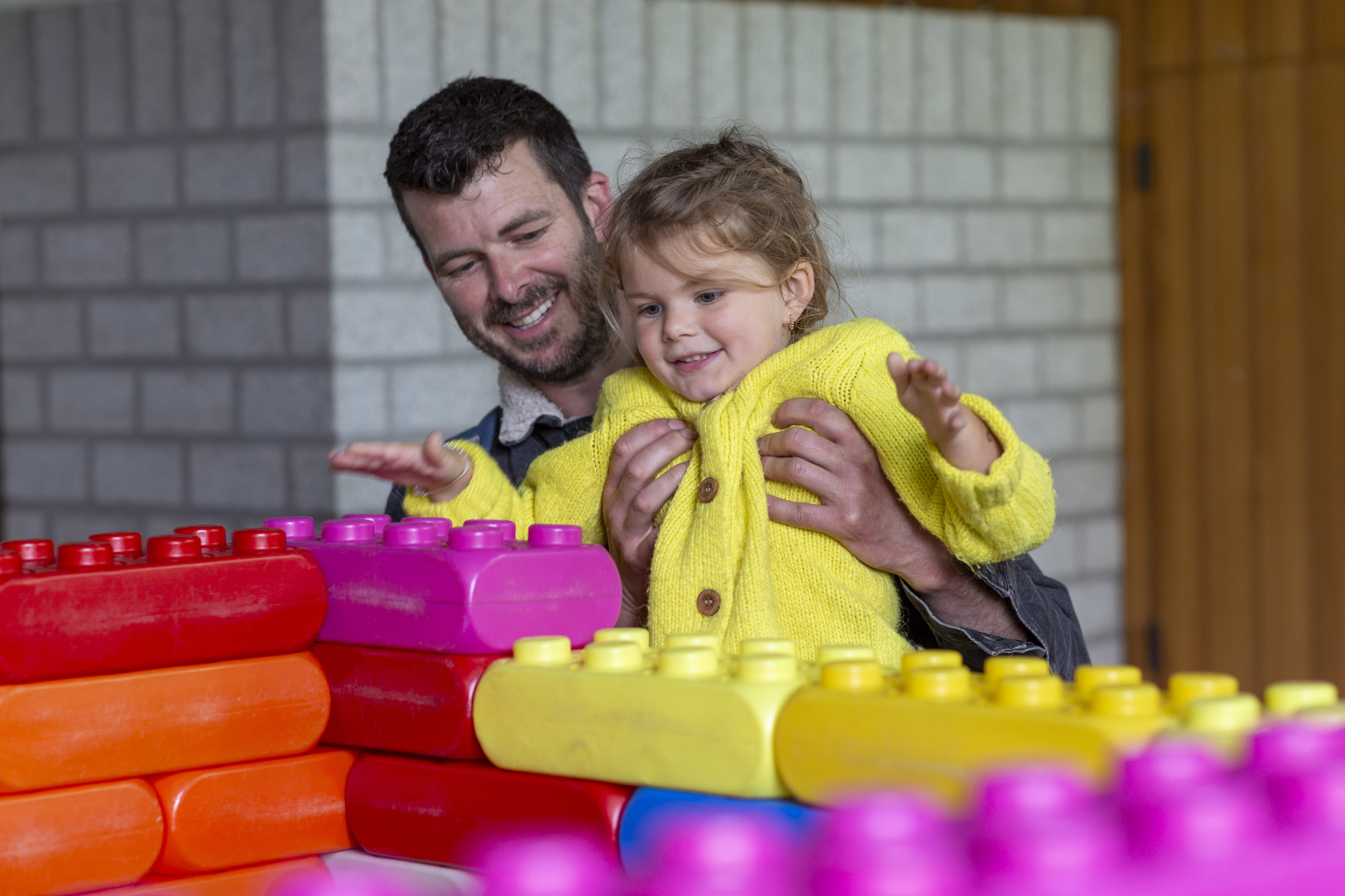 In Herentals konden kinderen aan de slag gaan met Lego-blokken.