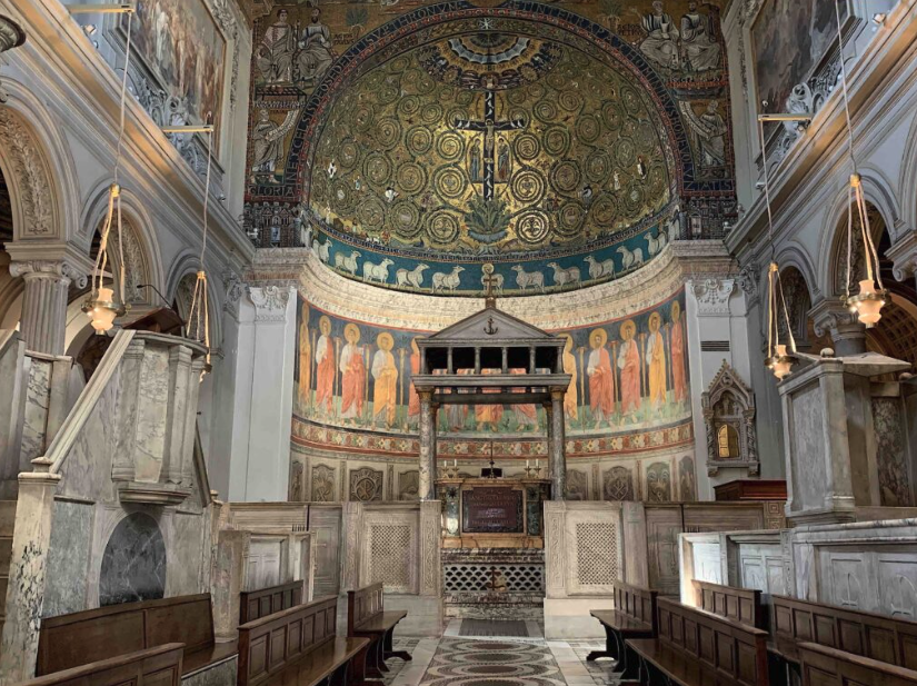 De middeleeuwse Basilica di San Clemente in Rome