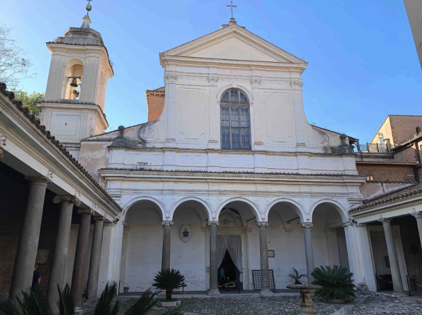 De middeleeuwse Basilica di San Clemente in Rome.