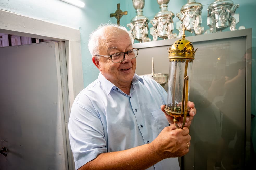 Jan Breuls, voorzitter van de kerkraad van de Sint-Geertruikerk, werkte mee aan de inventaris 