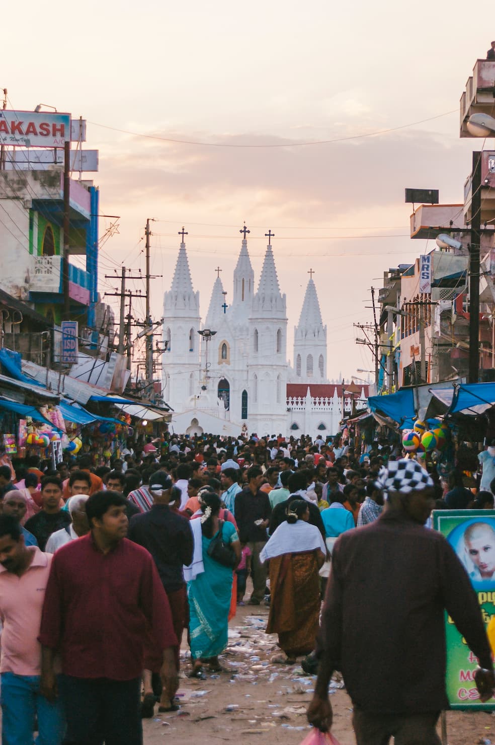 Basiliek van Onze-Lieve-Vrouw van Goede Gezondheid in Velankanni, India