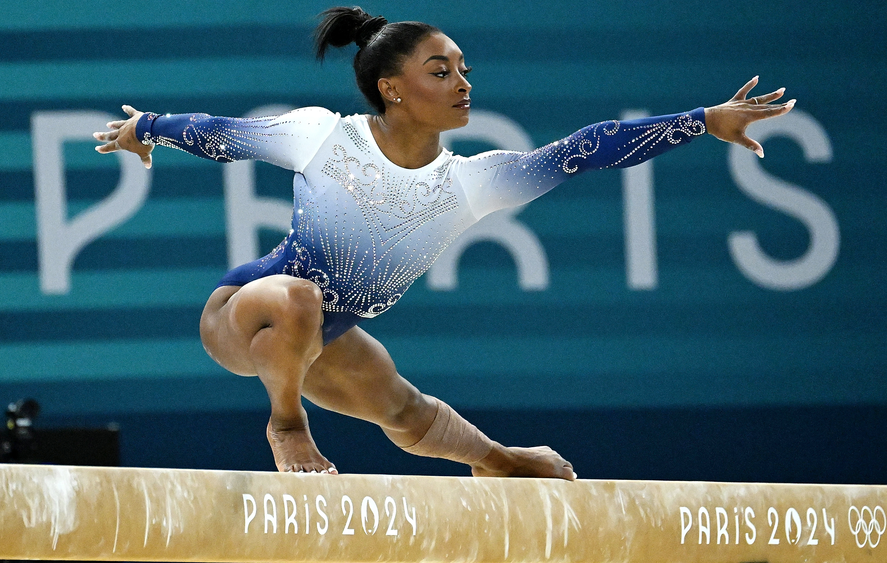 Simone Biles op de Spelen in Parijs: een nieuwe triomftocht.