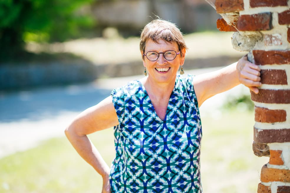 Claudine Lybaert bedacht een pelgrimsroute van 200 km rond Gent