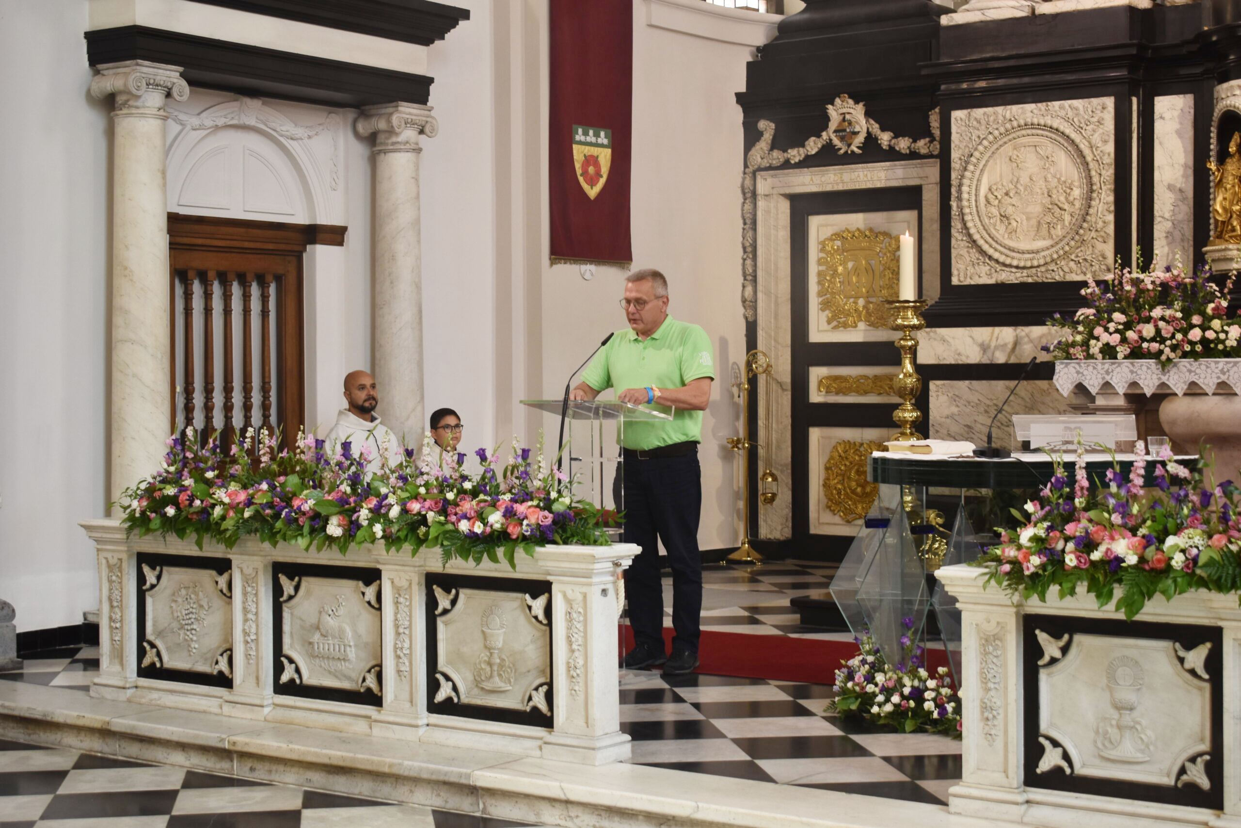 Luc Smeets, voorzitter van het Virga Jessecomité, blikte tijdens de afsluitende eucharistieviering dankbaar terug.