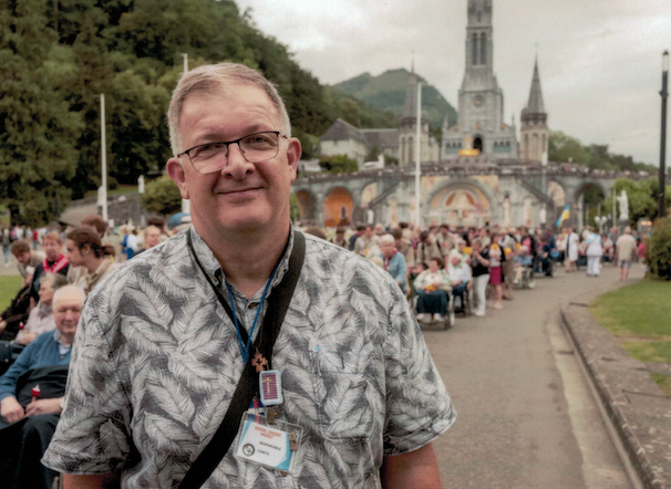 Paul Gielen in Lourdes.