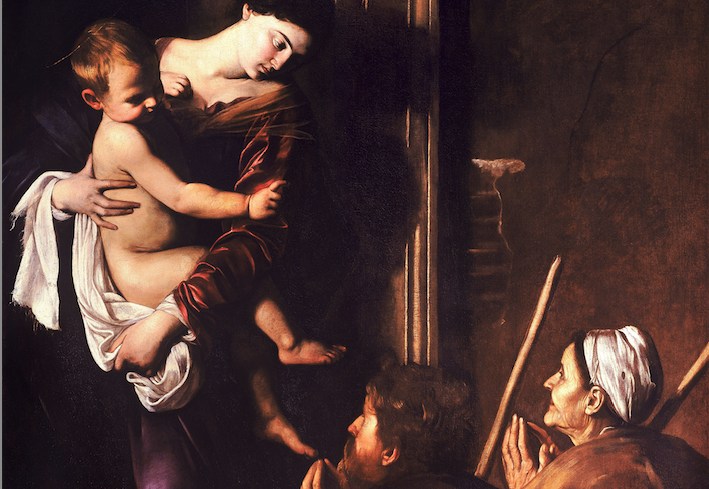 Madonna di Loreto, ook Madonna dei Pellegrini genaamd, van Caravaggio.