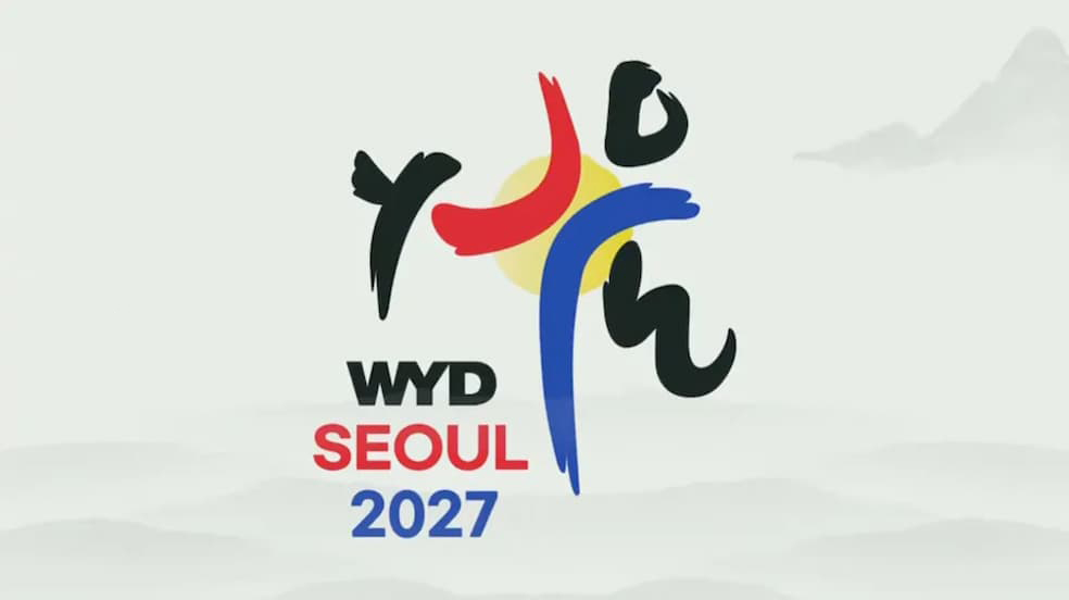 Logo van de Wereldjongerendagen van 2027 in Seoul, Zuid-Korea