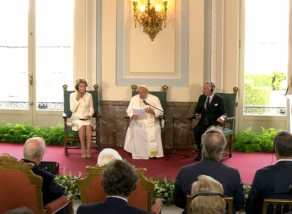 Toespraak van paus Franciscus op het paleis van Laken, 27 september 2024