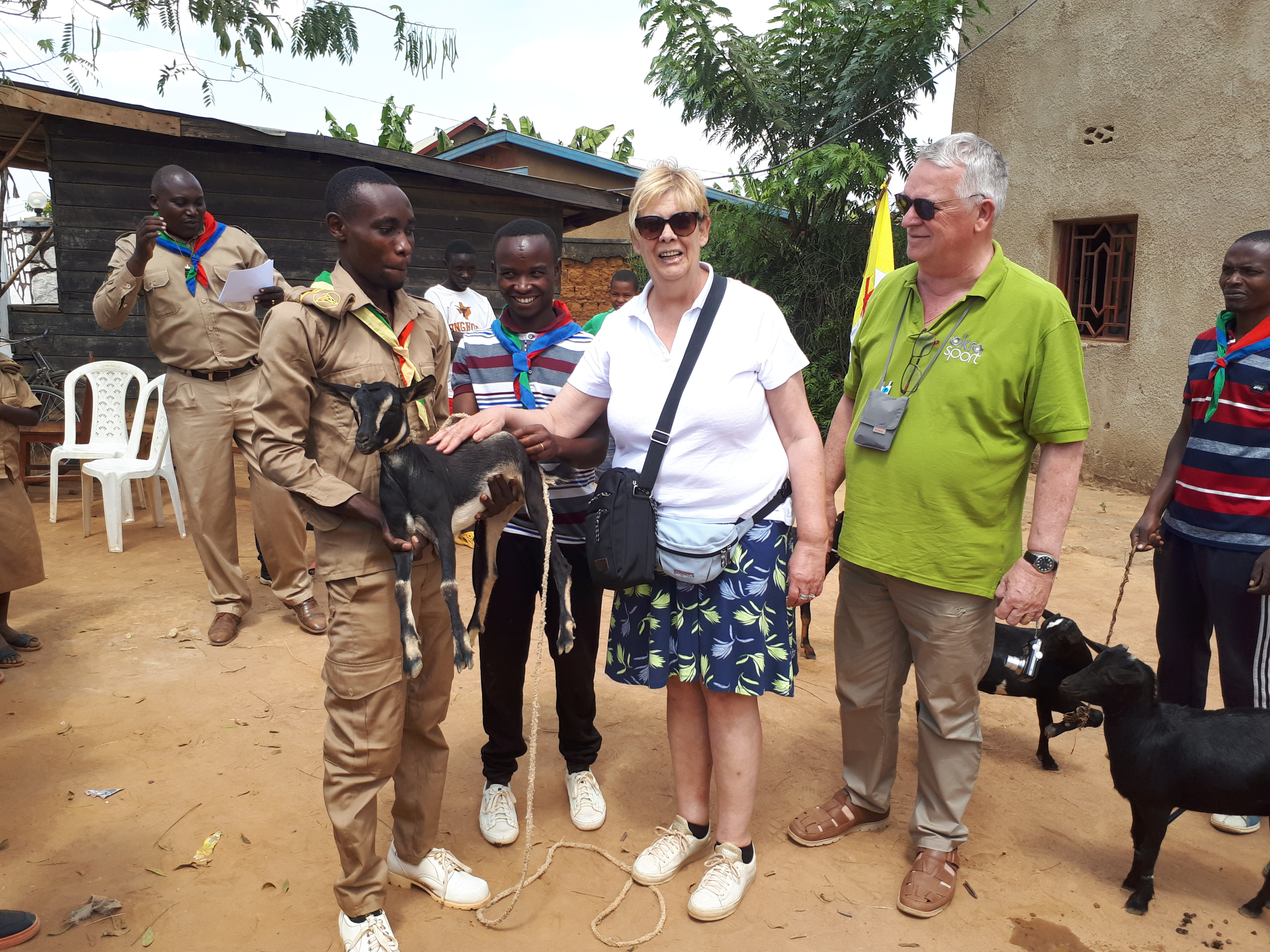 Ronny en Christine in Rwanda 