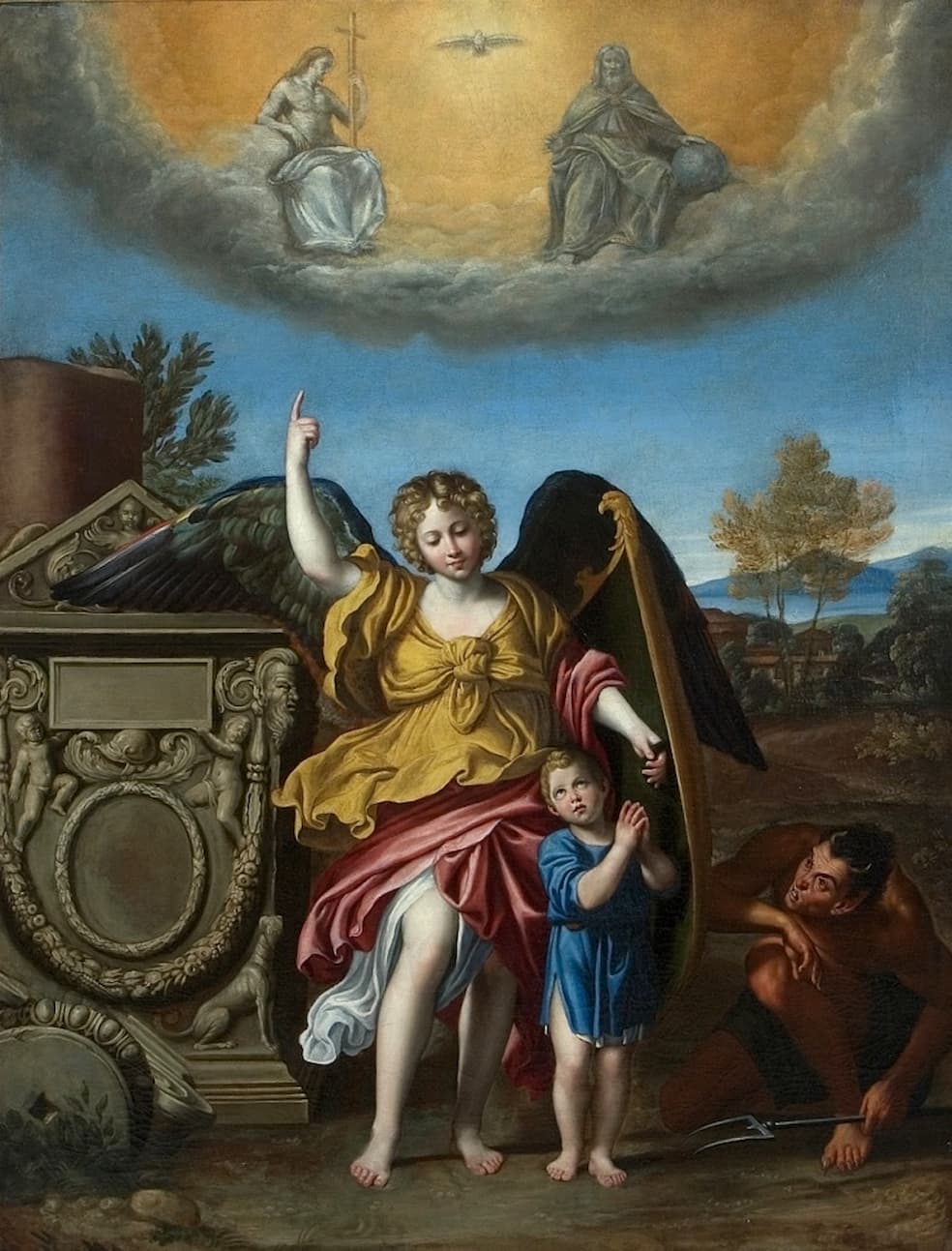 Beschermengel, Domenichino, ca. 1615-1641