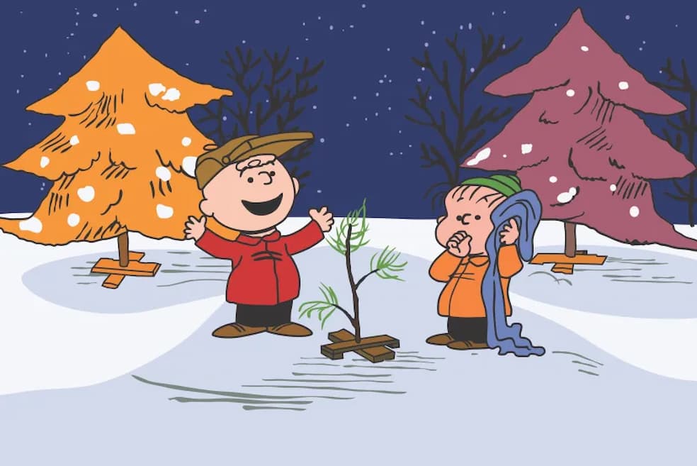 Charlie Brown en Linus in A Charlie Brown Christmas uit 1965