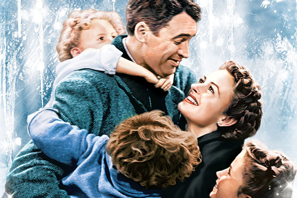 James Stewart en Donna Reed in It's a Wonderful Life uit 1946 