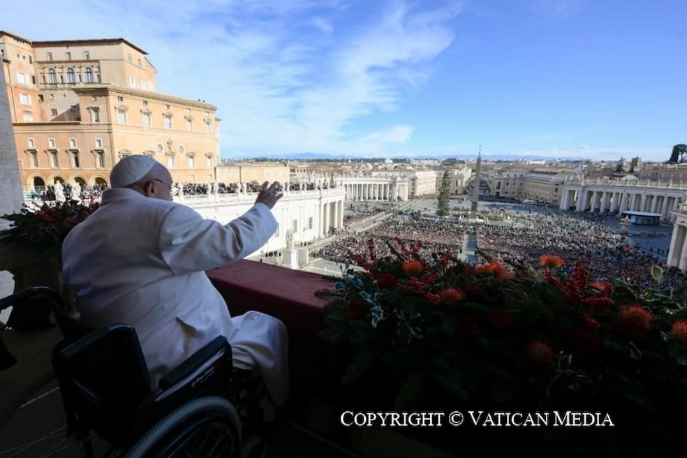 Paus Franciscus riep in zijn 'urbi et orbi'-toespraak op Kerstmis 2024 opnieuw op dat de wapens zouden zwijgen in Oekraïne en Gaza