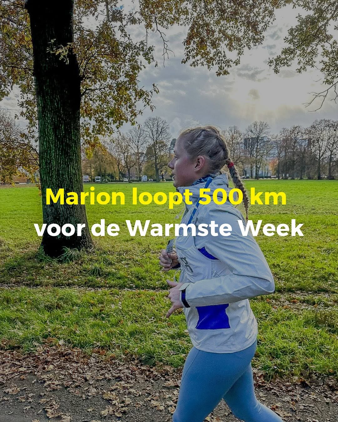 Marion Wittenberg al joggend.