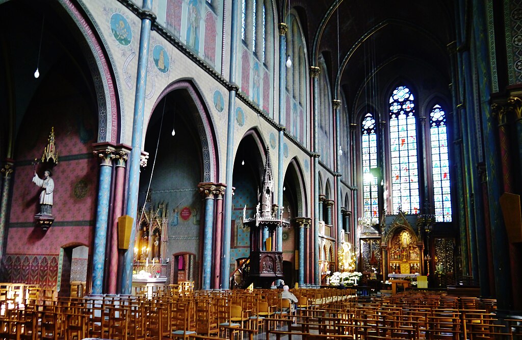 De Onze-Lieve-Vrouw van Lourdesbasiliek in Oostakker, archiefbeeld uit 2016