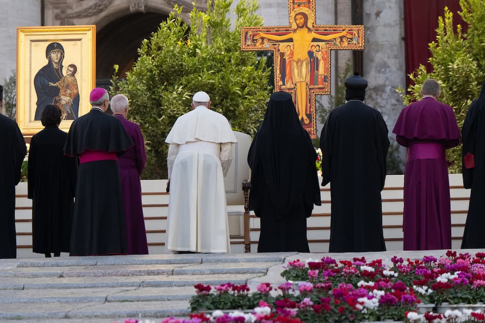 Eucumenische gebedswake met Paus Franciscus, voorafgaand aan de Algemene Vergadering van de Synode in 2023