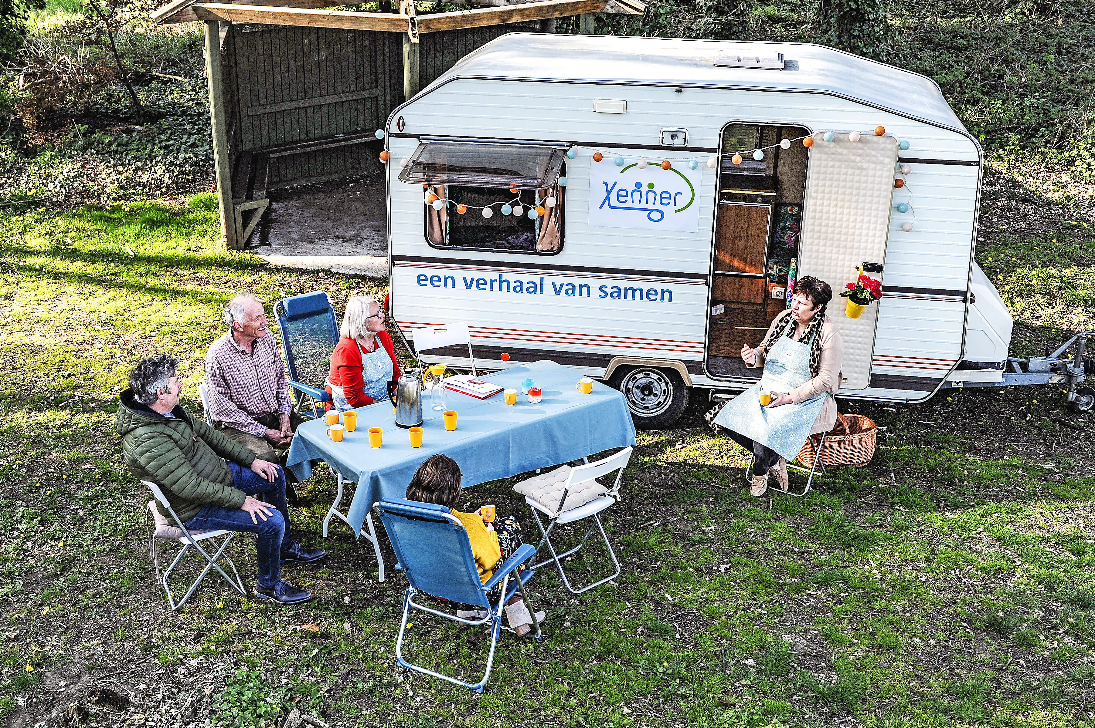 De caravan van Xenner berijdt in Mol en Balen de weg voor meer vernieuwende initiatieven. © Space for Grace