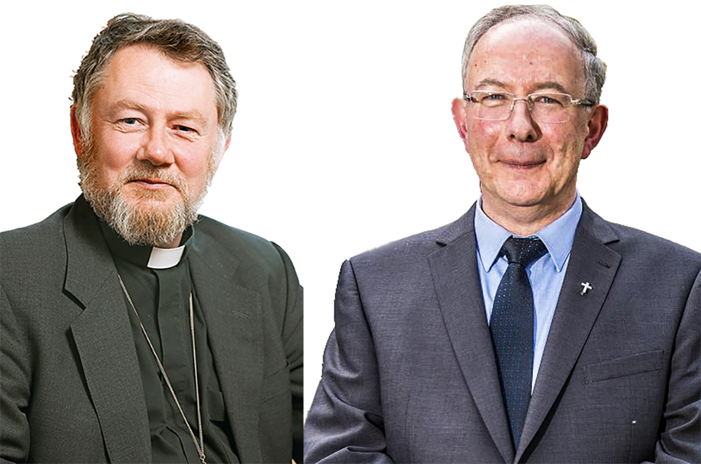 Mgr. Jean Kockerols en Mgr. Koen Vanhoutte