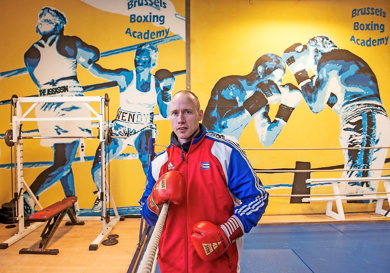 De Brussels Boxing Academy van oprichter Tom Flachet is een van de partners van D’BROEJ. © Filip De Smet