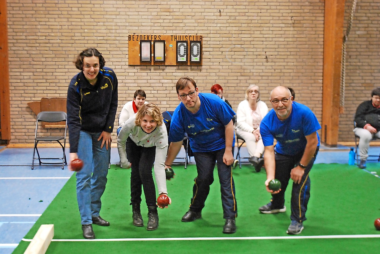 Links naar rechts: Mieke De Mot, Soetkin Moerman, Jo en Theo Van Den Borre. © Filip Ceulemans