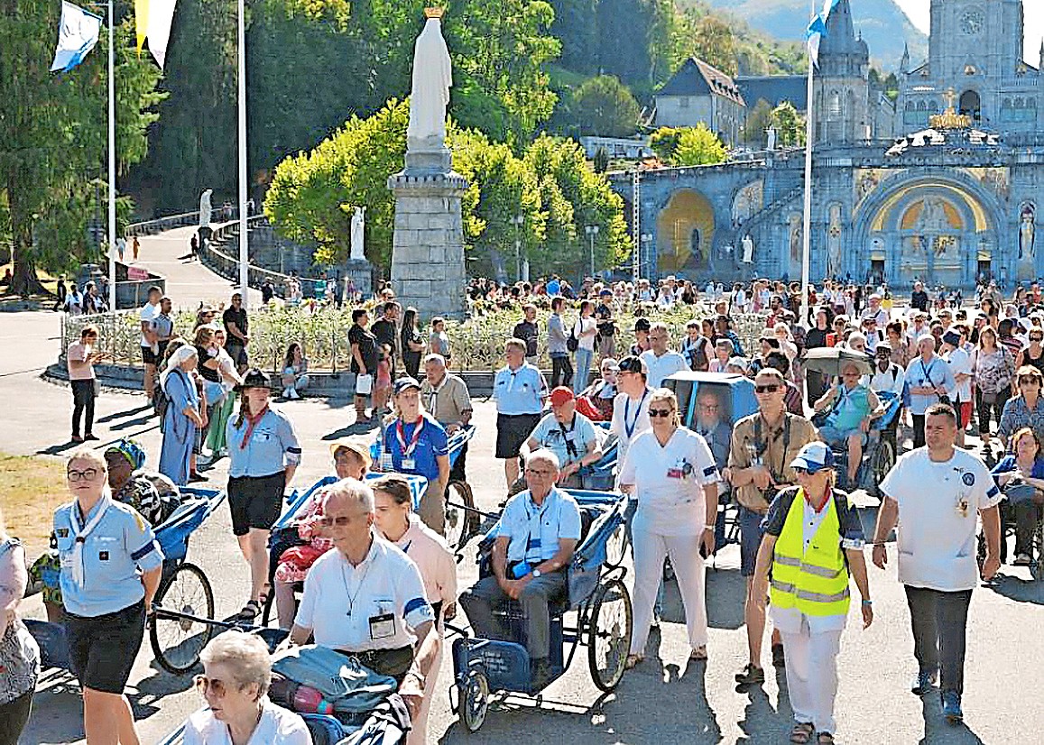 Lourdes is de plek waar dienstbaarheid vorm krijgt. © rr