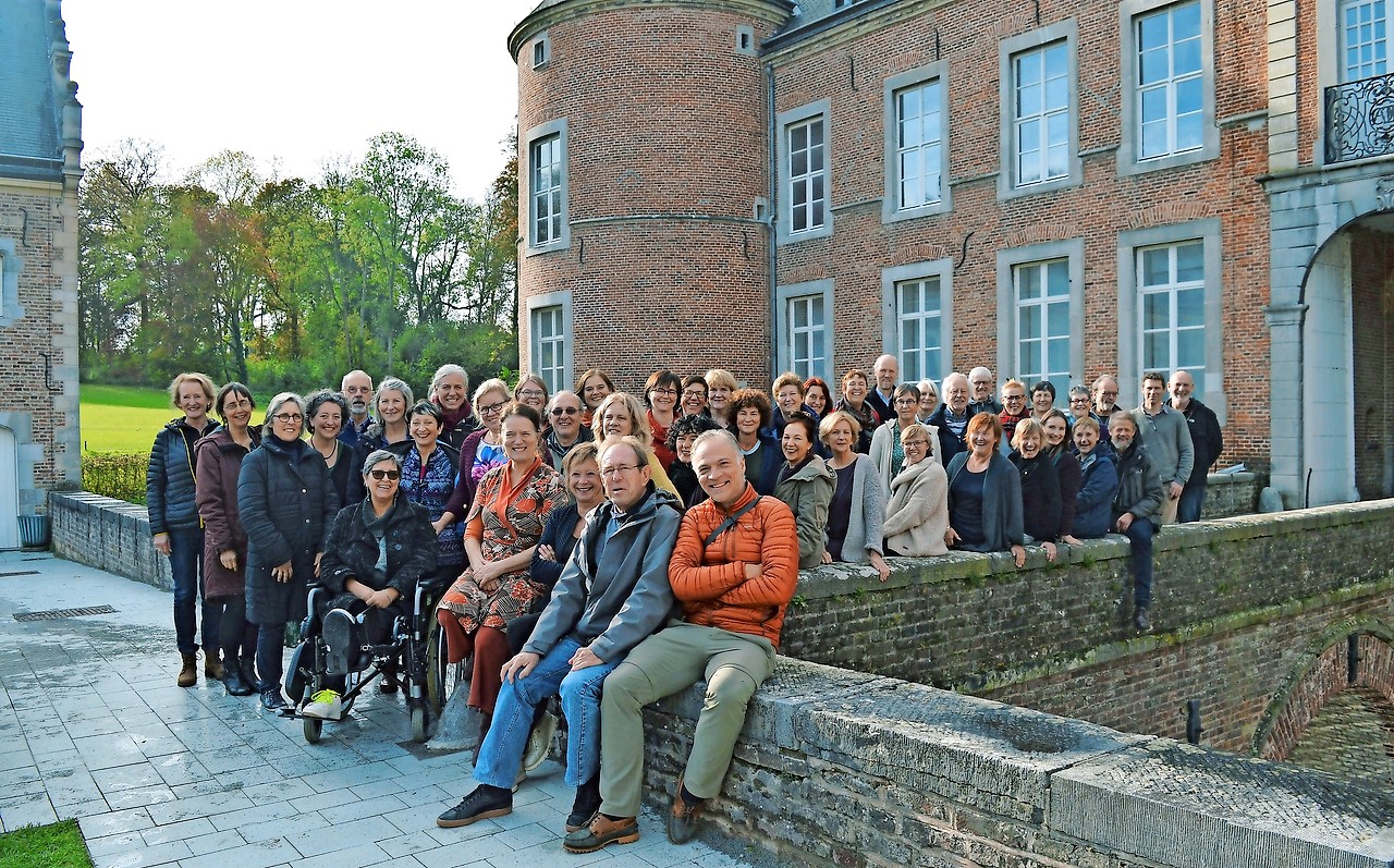 Nieuwdauw bereidde het concert voor in het kasteel van Alden Biesen in Bilzen. © Luc Humblé