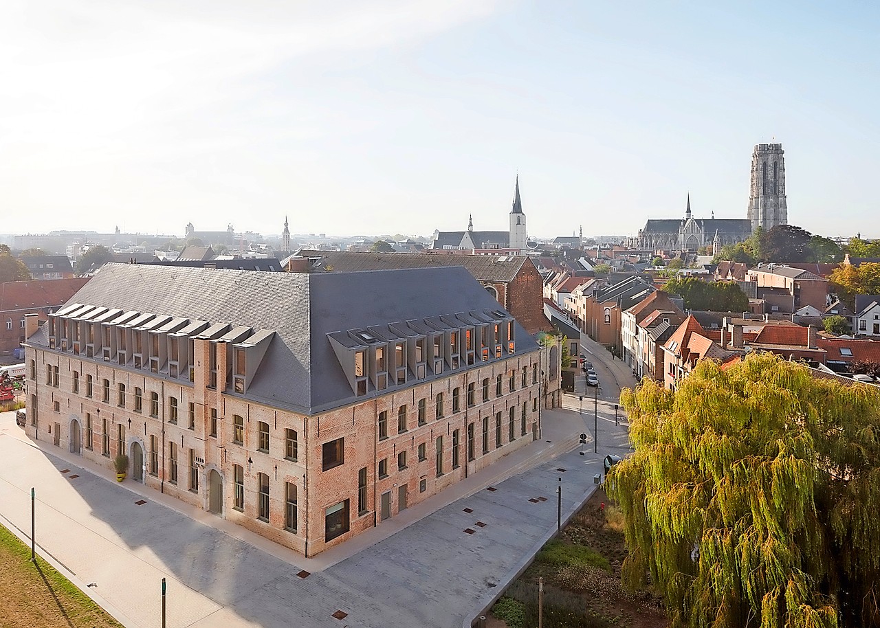 Het predikherenklooster in Mechelen maakt kans op de Onroerenderfgoedprijs 2020. © Stijn Bollaert