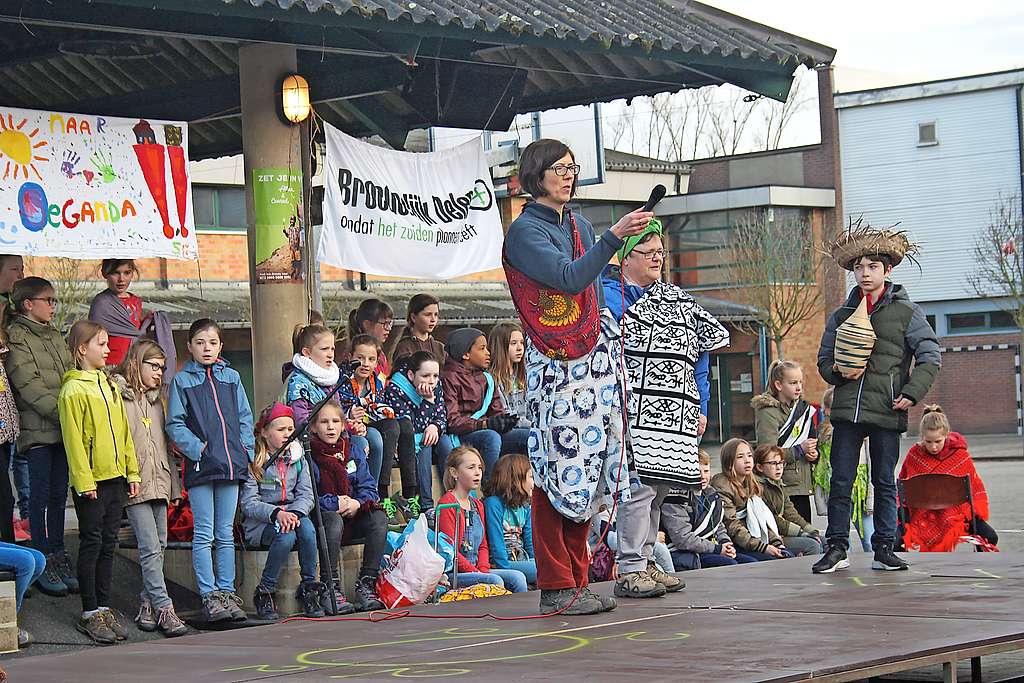 Het Sint-Jozefscollege in Aarschot zet zich al vele jaren in voor Broederlijk Delen. © An Debosscher