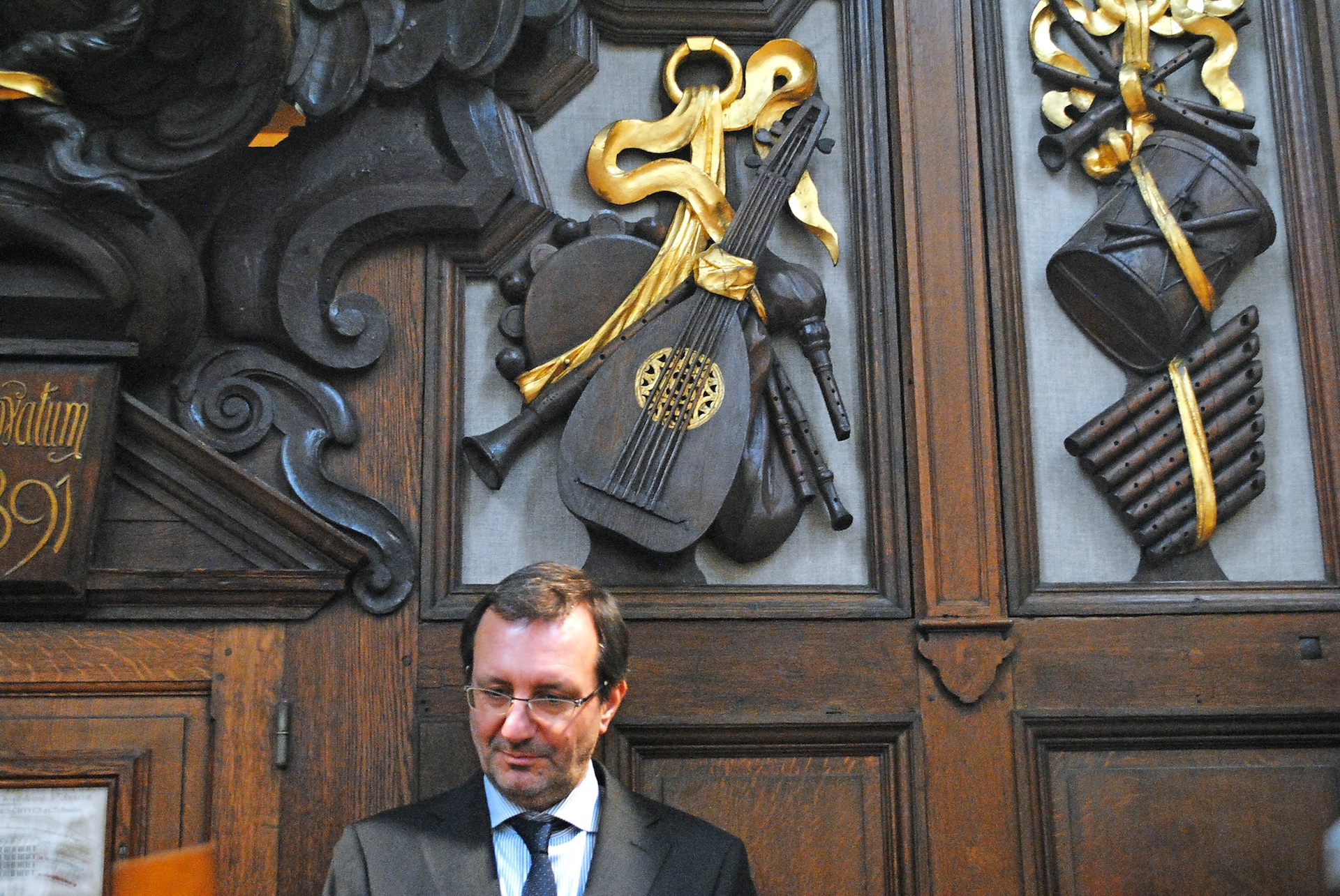 Christiaan Devos kijkt reikhalzend uit naar het opnieuw bespelen van het Schyvenorgel. © Filip Ceulemans