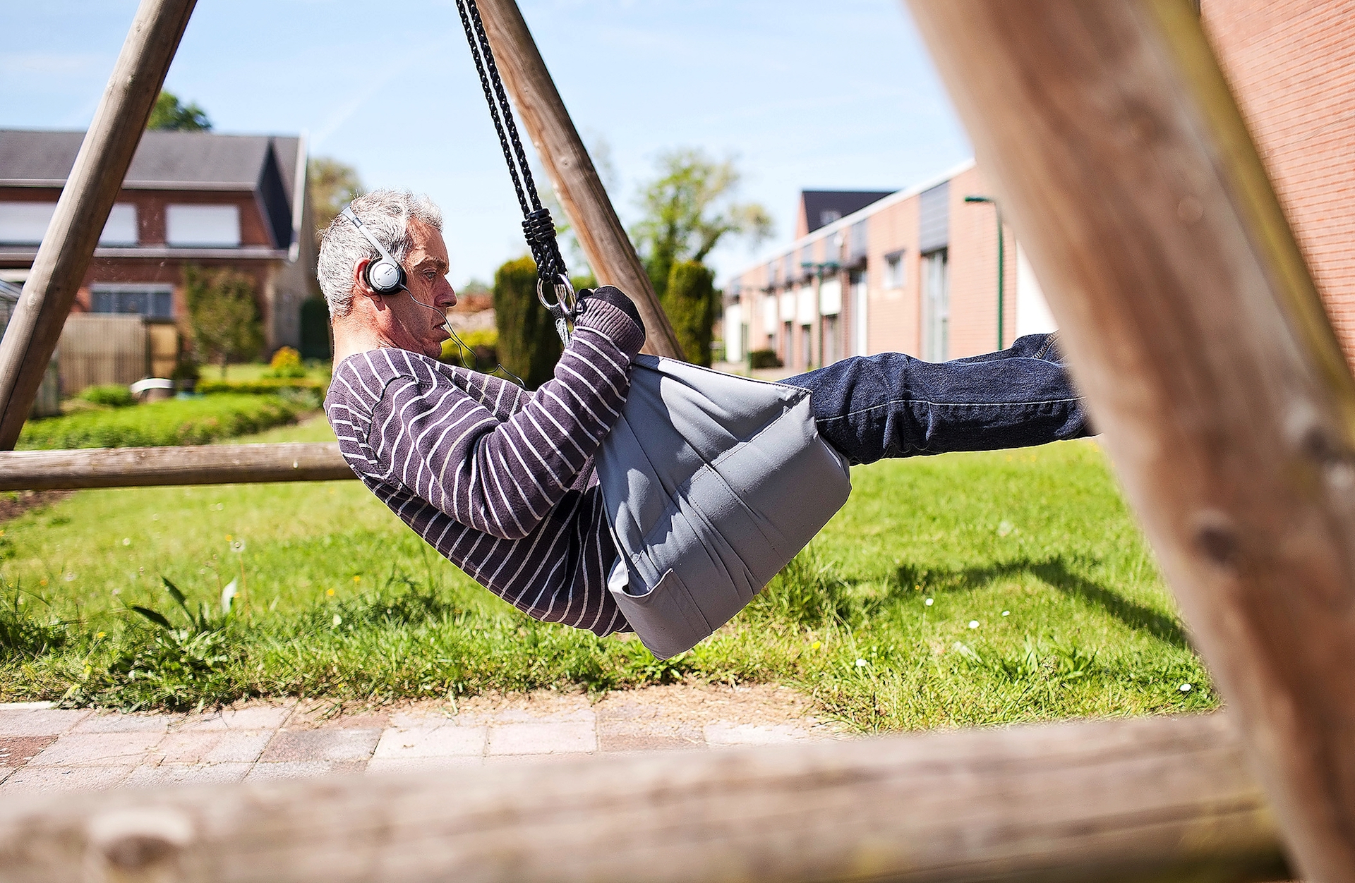 Actief bezig zijn is ook voor mensen met een beperking belangrijk. © Marc Van Weddingen