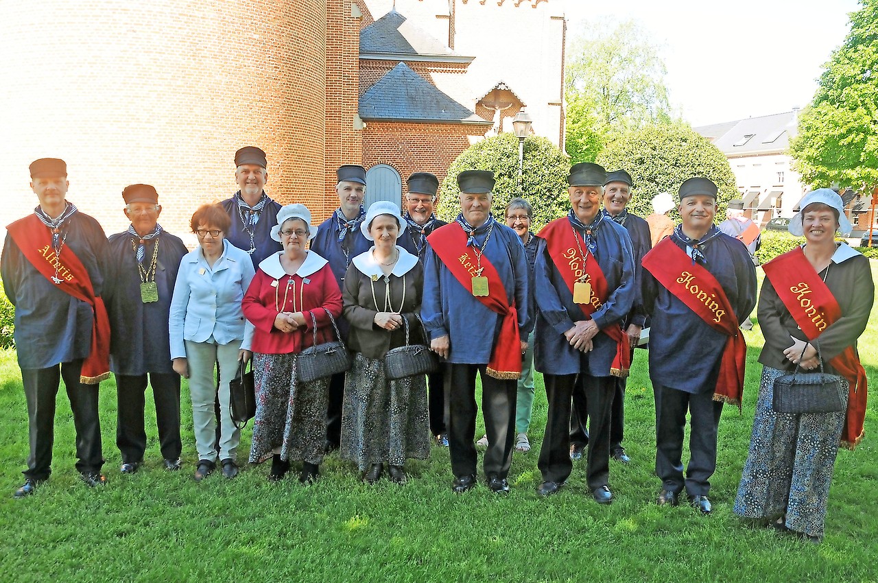 De bijeenkomsten van de Kempense schuttersgilden steunen op oude gebruiken en tradities. © Patrick Arnouts