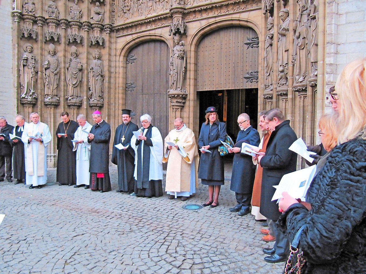 De paaswens brengt alle christelijke gemeenschappen samen. © Willem Gommeren