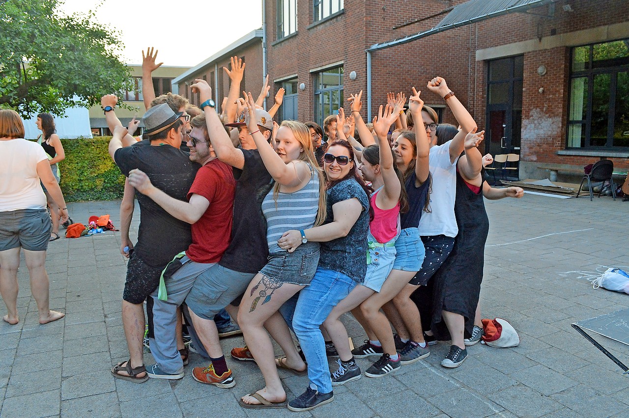 Tijdens JEP is er ruimte voor bezinning, maar evenzeer voor ontspanning. © Kaatje De Meester