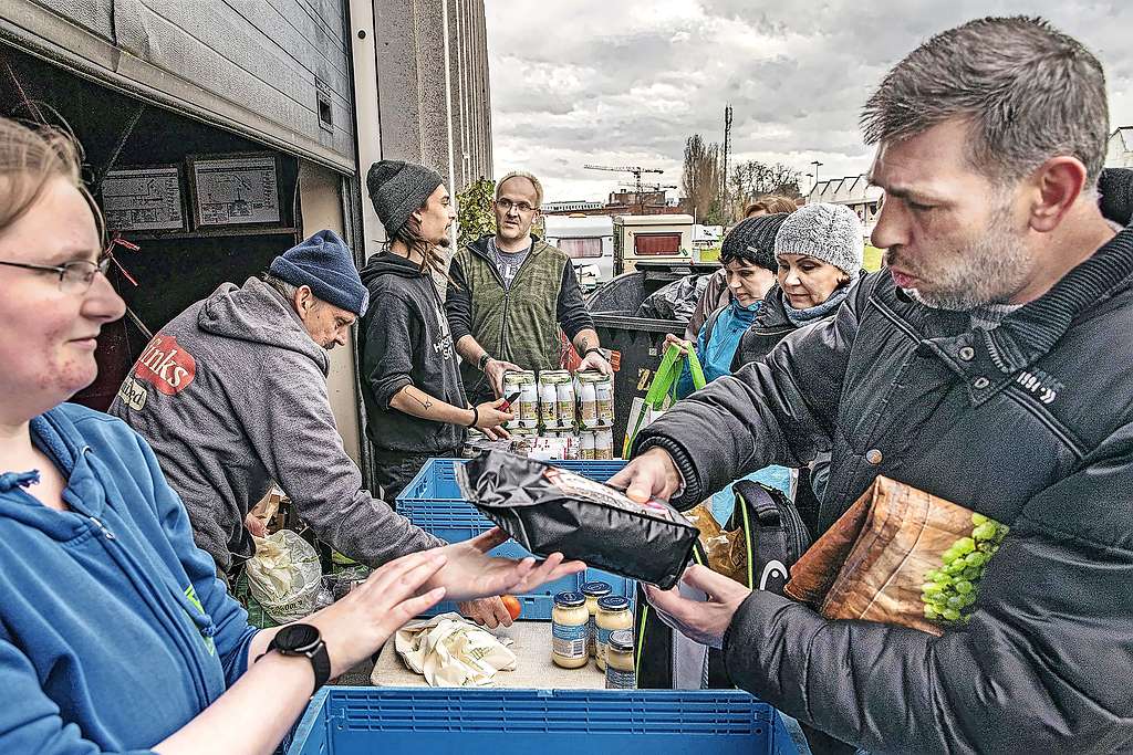 Voedselhulp blijft een noodzakelijk kwaad in Antwerpen. © Dakant