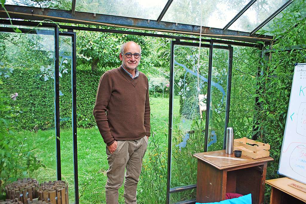 Voor Eric Boydens is de Droomgaard een stukje paradijs op aarde. © Filip Ceulemans