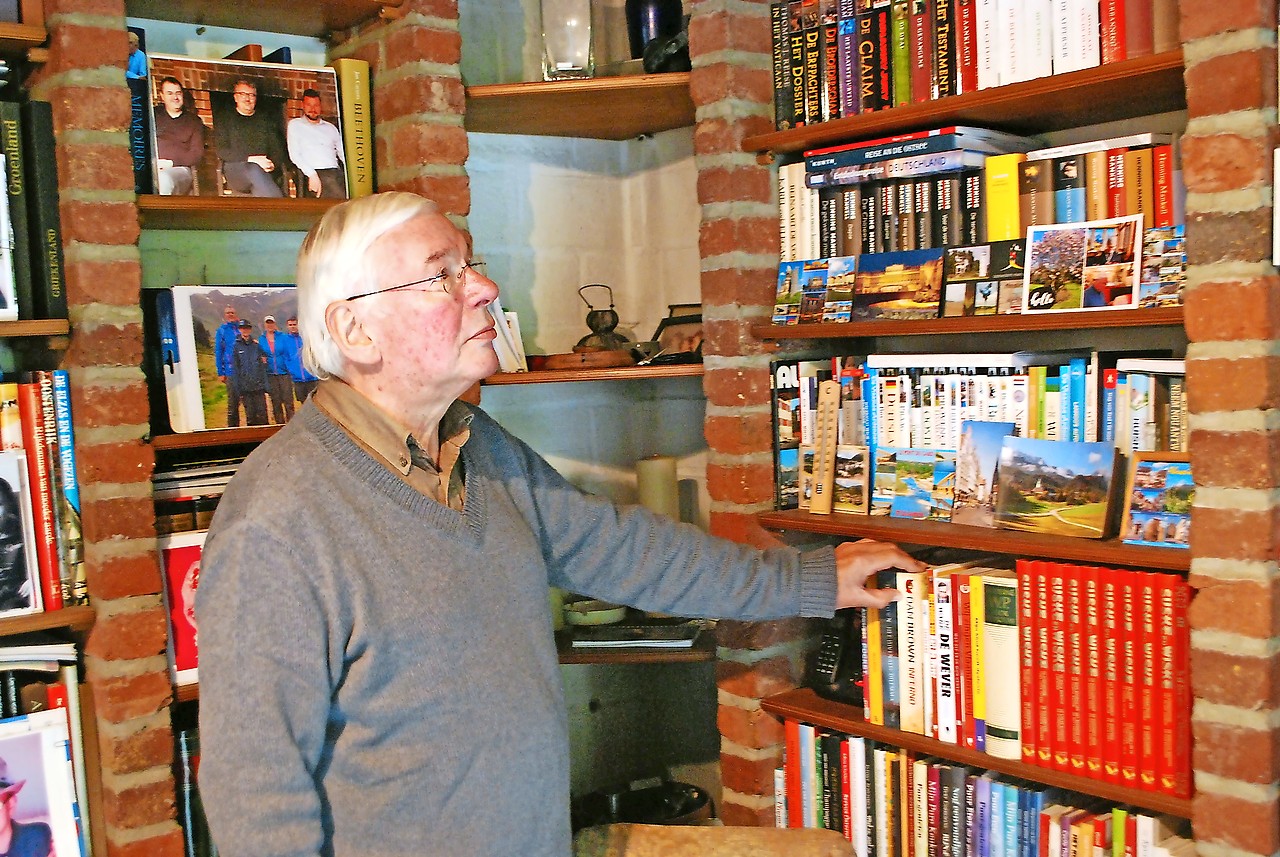 Boeken beheersen Benny Marissens’ leven. © Filip Ceulemans