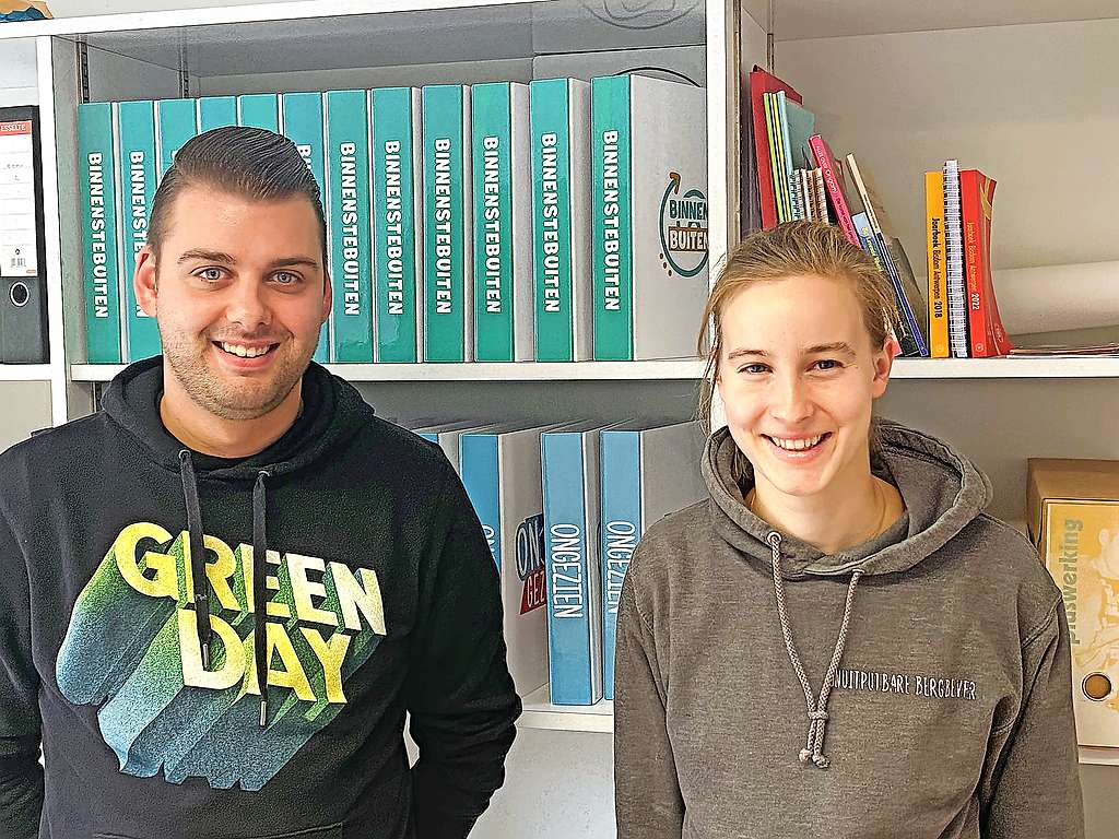 Met Elina Bouwens en Jonathan Wuyts komen twee jonge krachten IJD in Antwerpen versterken. © Filip Ceulemans