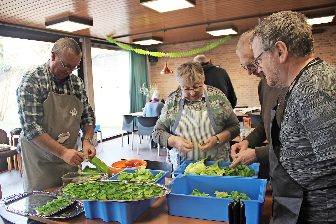 Alle beschikbare ingrediënten worden verwerkt in het menu. © Liselotte Anckaert