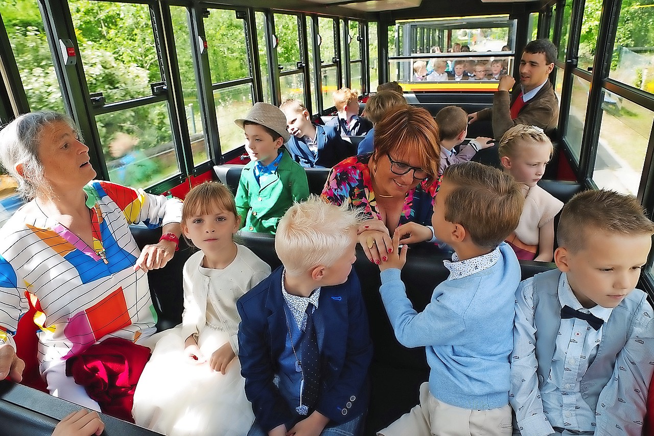 Lieve Biesbrouck ging graag op stap met haar leerlingen. © Guido Craenen