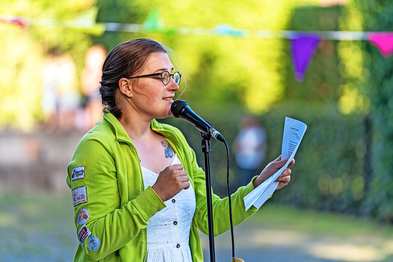 Charlotte Braeckeveldt: „Op de achtste dag is ons werk af, maar zover zijn we nog niet.” © IJD Gent