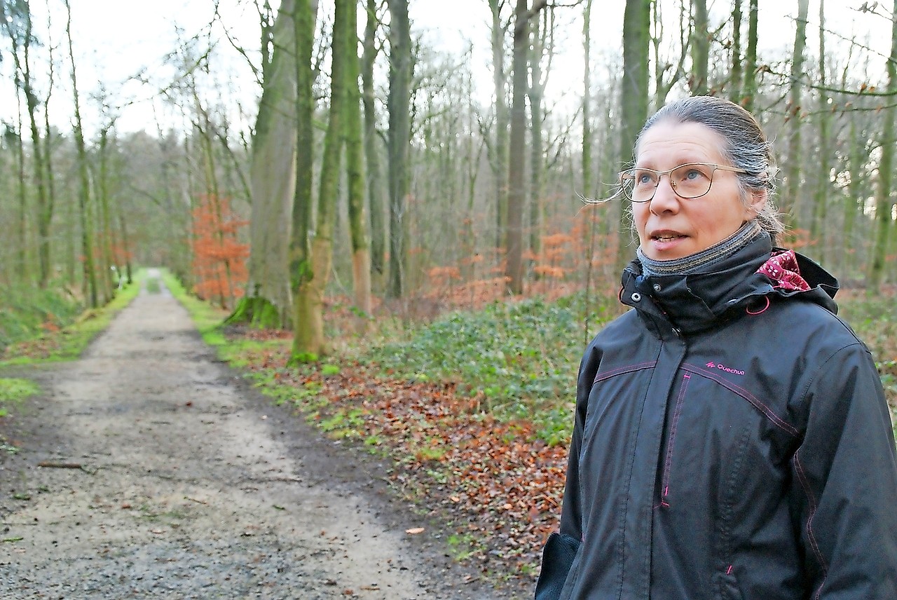 Marie-Dominique Vande Plassche: „In de natuur hangt alles samen.” © Marieke VanderSchaeghe