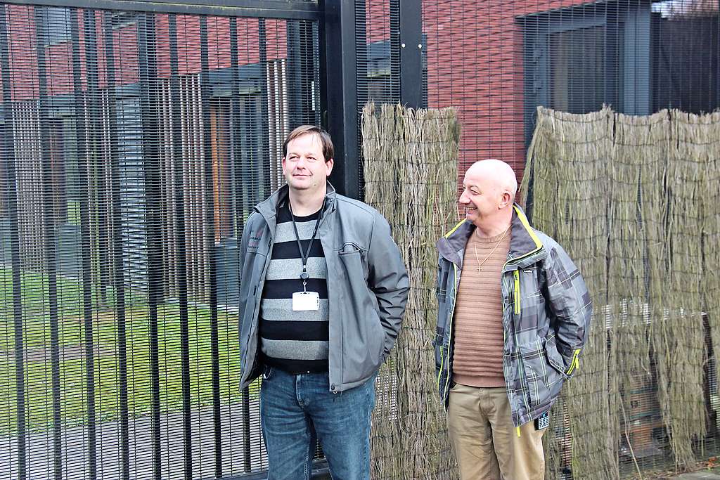 Jean-Marie Eggermont (rechts) is blij met versterking van Stijn Vandenheede. © Liselotte Anckaert