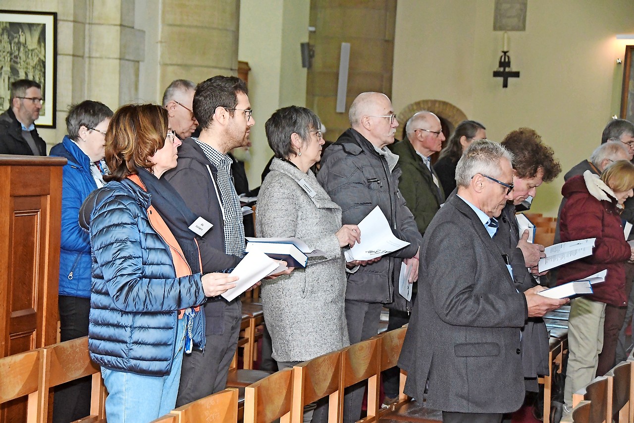 Kosters uit het hele bisdom kwamen afgelopen maand samen in Diksmuide. © Thierry Christiaens