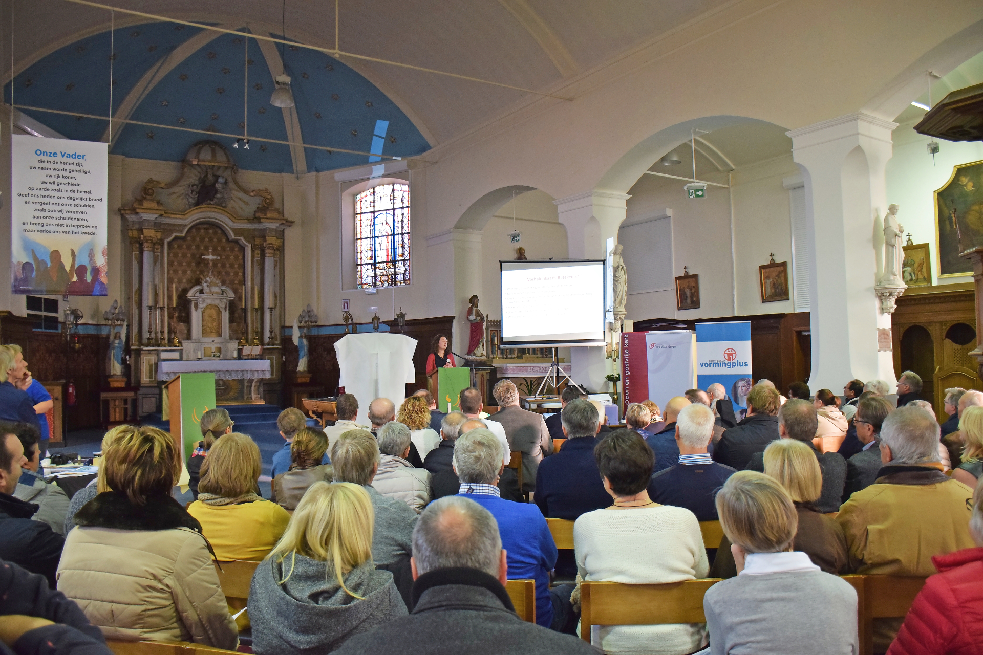 In Wachtebeke begeleidt de dienst Erfgoed het project Kerk in het midden. © Ineke Bruynooghe