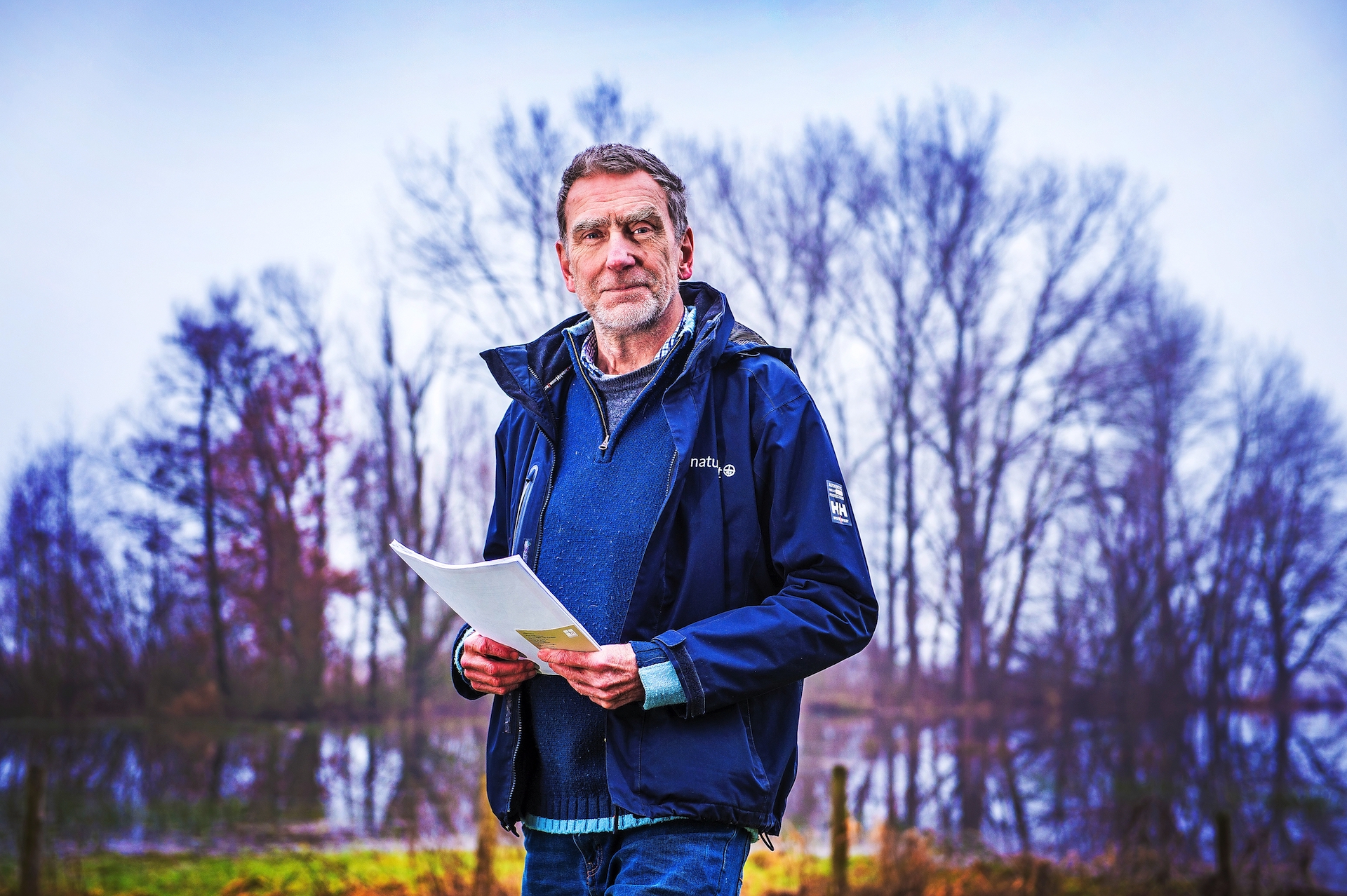 Tijdens gidsbeurten leest Ronny De Vogelaere geregeld een gedicht voor. © Frank Bahnmüller