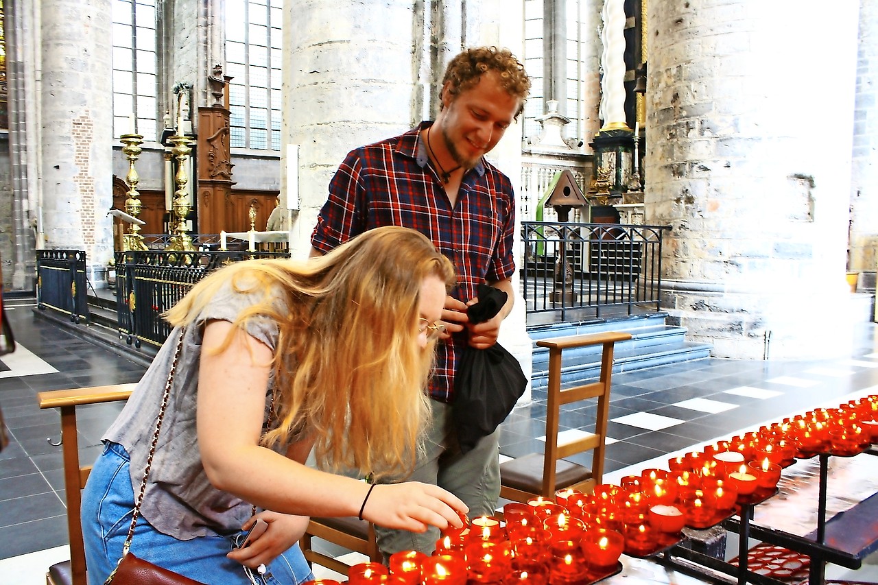 Zara Neuville: „Het doet deugd om te voelen dat iemand je steunt.” © Bertrand Goethals