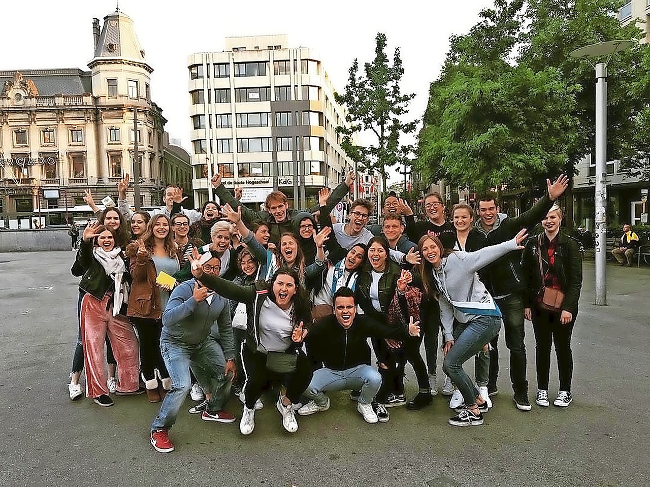 Studentenvereniging Mano tijdens een van haar activiteiten. © Studentenvereniging Mano