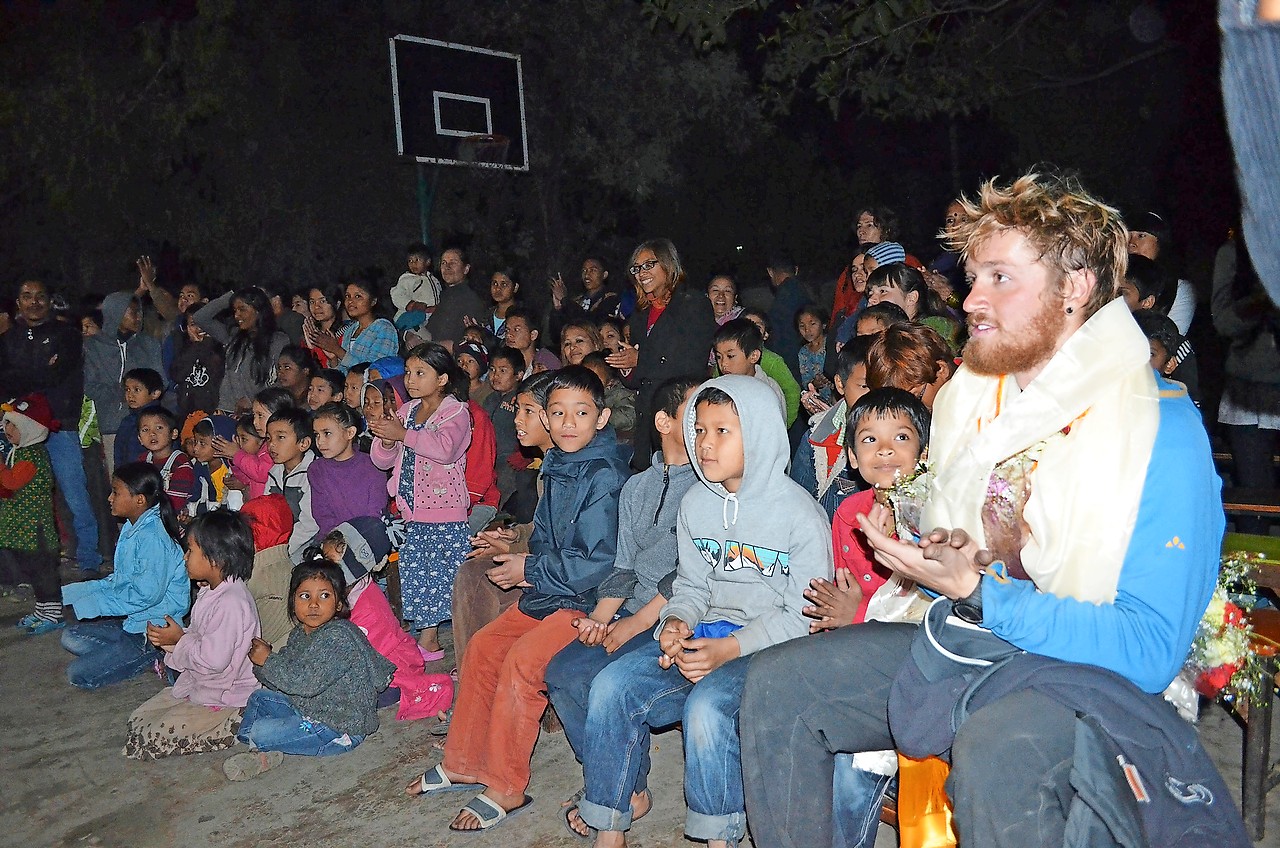 Met zijn project steunt Jelle Veyt ook straatkinderen in Kathmandu, in Nepal. © Jelle Veyt