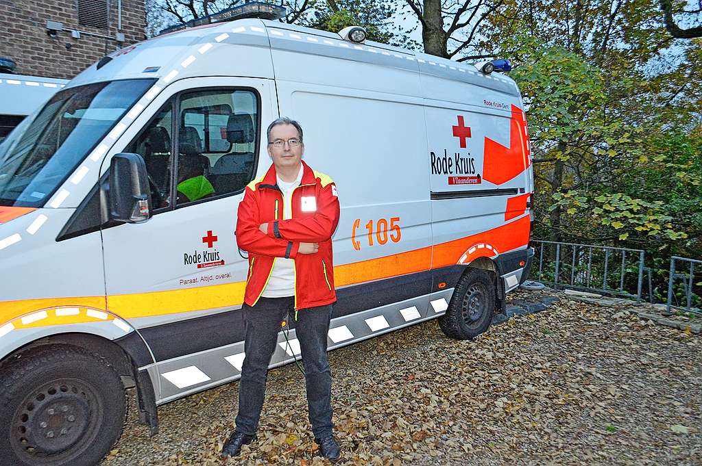 Wim Vandermeersch: „Ik ben bijzonder trots op onze brugvrijwilligers.” © Bertrand Goethals